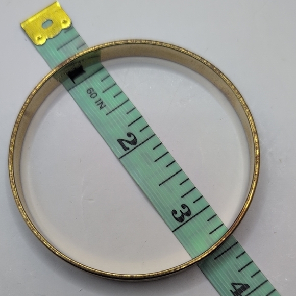 J.Crew Classic Leopard Print Enamel Bangle Bracelet - Picture 5 of 5